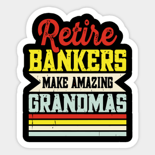 Funny Loan Officer Retro Vintage I'm a Banker Sticker